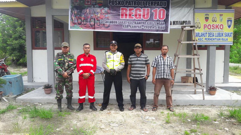 Dua Desa Binaan, Polsek Perhentian Raja Gelar Patroli Dialogis